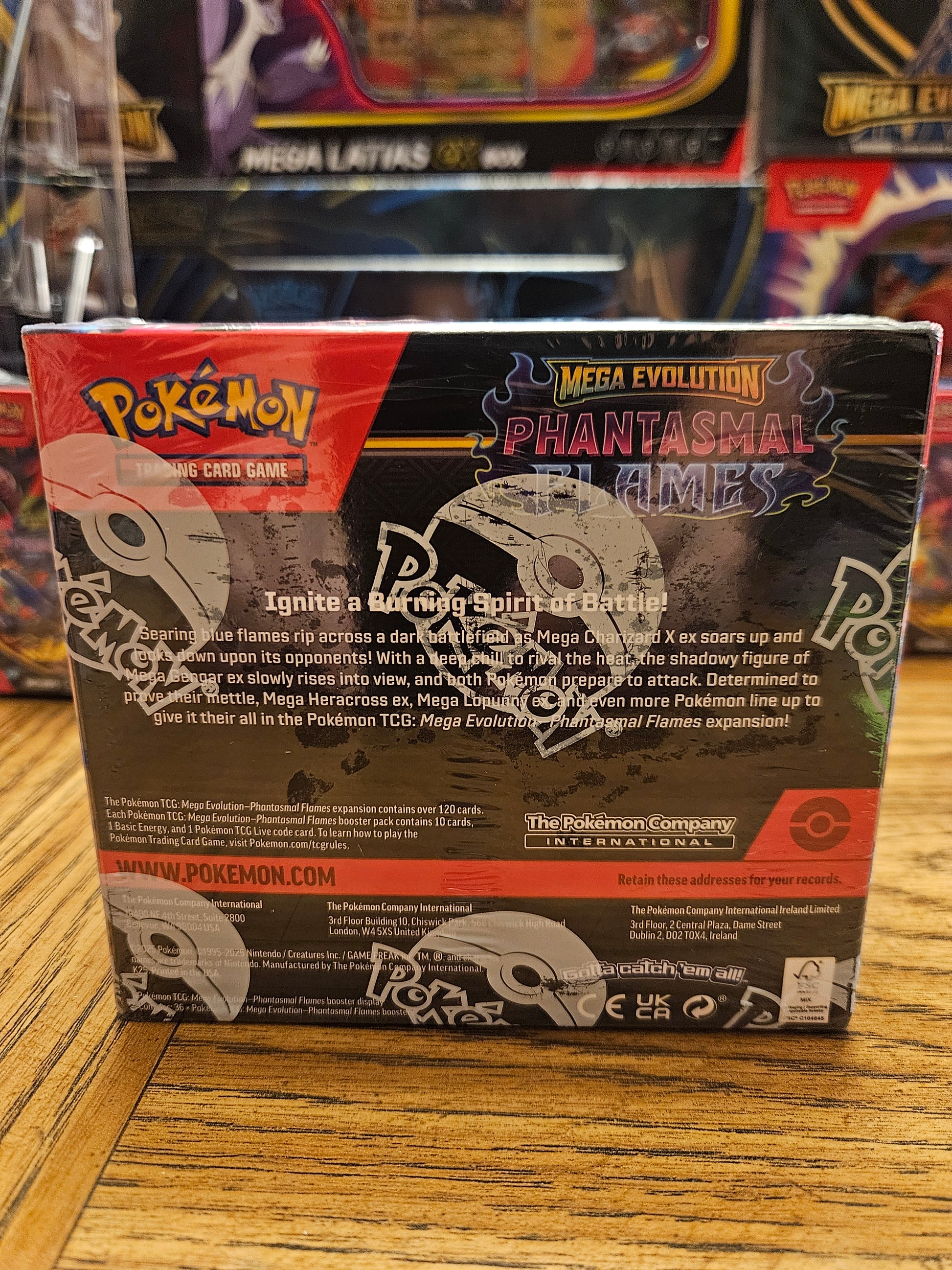 Pokemon TCG ME 02: Phantasmal Flames Sealed Booster Box